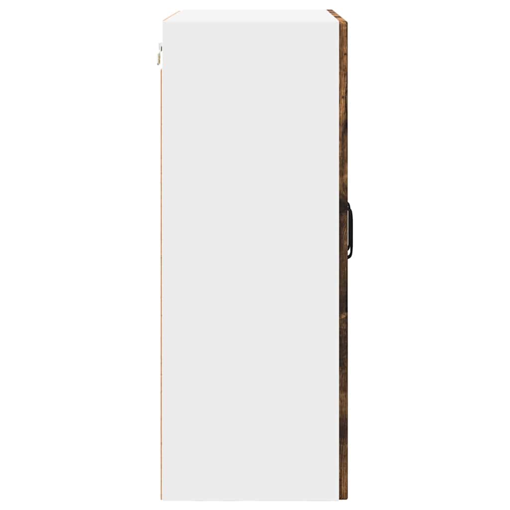 Kitchen Wall Cabinet Smoked Oak 60 x 31 x 80 cm Engineered Wood