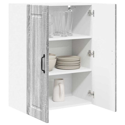 Kitchen Wall Cabinet with Shelf Grey Sonoma 60 x 31 x 80 cm