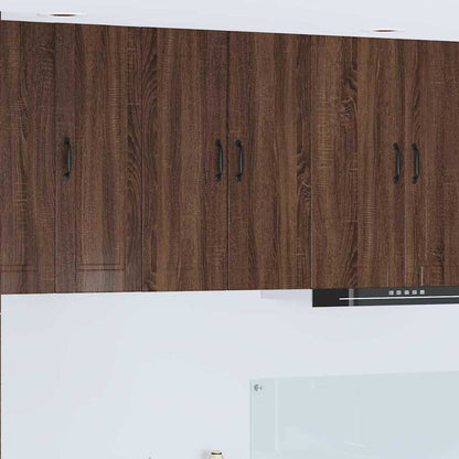 Kitchen Wall Cabinet Brown Oak 60 x 31 x 80 cm Engineered Wood