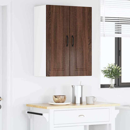 Kitchen Wall Cabinet Brown Oak 60 x 31 x 80 cm Engineered Wood
