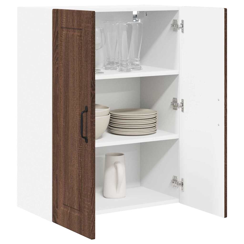 Kitchen Wall Cabinet Brown Oak 60 x 31 x 80 cm Engineered Wood