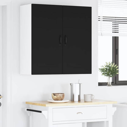 Kitchen Wall Cabinet Black 80 x 31 x 80 cm Engineered Wood