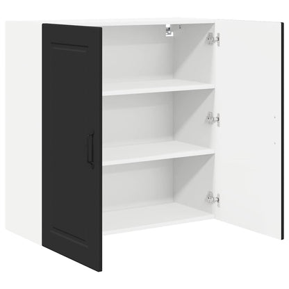Kitchen Wall Cabinet Black 80 x 31 x 80 cm Engineered Wood