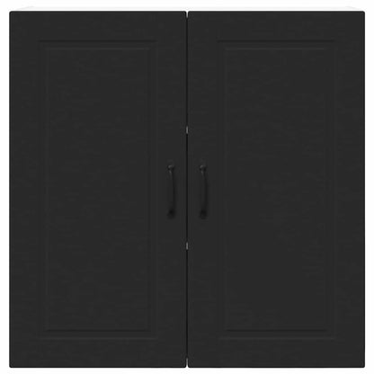 Kitchen Wall Cabinet Black 80 x 31 x 80 cm Engineered Wood
