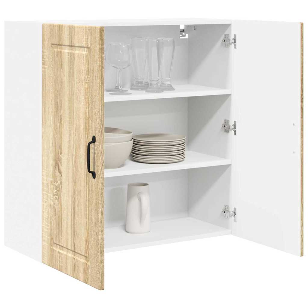 Kitchen Wall Cabinet Sonoma Oak 80 x 31 x 80 cm Engineered Wood