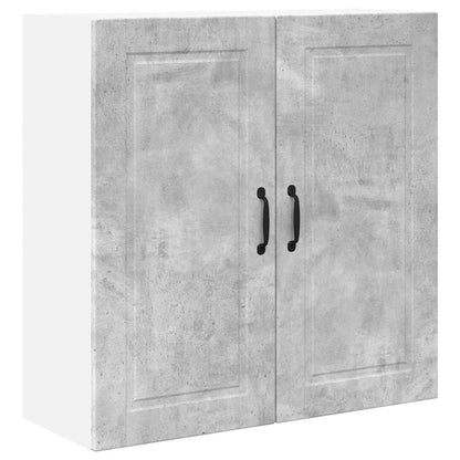 Kitchen Wall Cabinet with Shelf Concrete Grey 80 x 31 x 80 cm