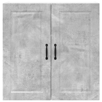 Kitchen Wall Cabinet with Shelf Concrete Grey 80 x 31 x 80 cm