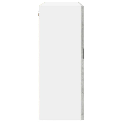 Kitchen Wall Cabinet with Shelf Concrete Grey 80 x 31 x 80 cm