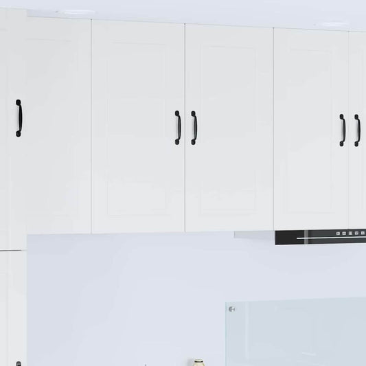 Kitchen Wall Cabinet with Door High Gloss White 80 x 31 x 80 cm