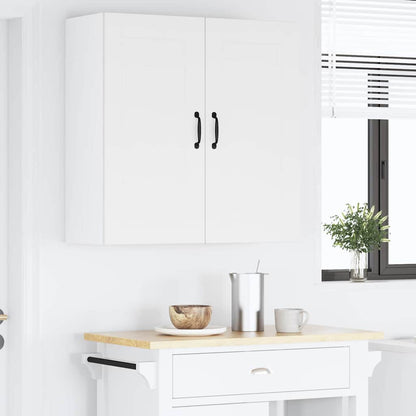 Kitchen Wall Cabinet with Door High Gloss White 80 x 31 x 80 cm