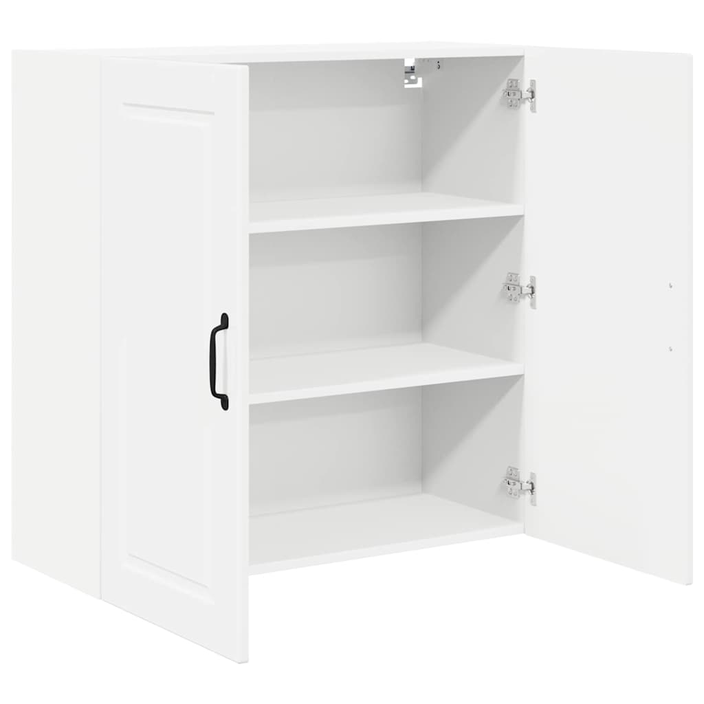 Kitchen Wall Cabinet with Door High Gloss White 80 x 31 x 80 cm