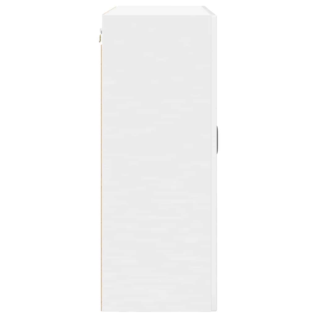 Kitchen Wall Cabinet with Door High Gloss White 80 x 31 x 80 cm