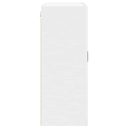 Kitchen Wall Cabinet with Door High Gloss White 80 x 31 x 80 cm