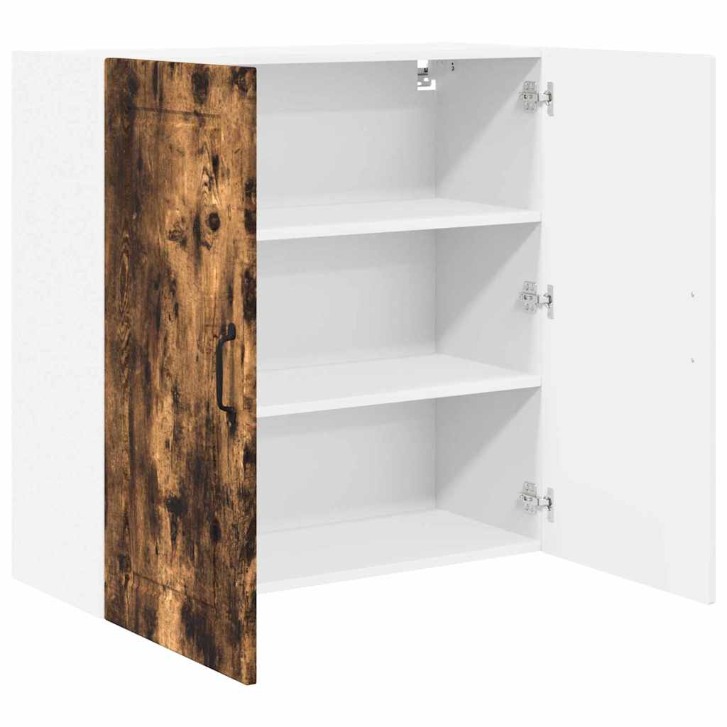 Kitchen Wall Cabinet Smoked Oak 80 x 31 x 80 cm Engineered Wood