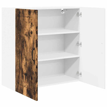 Kitchen Wall Cabinet Smoked Oak 80 x 31 x 80 cm Engineered Wood