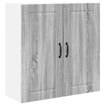 Kitchen Wall Cabinet with Shelf Grey Sonoma 80 x 31 x 80 cm