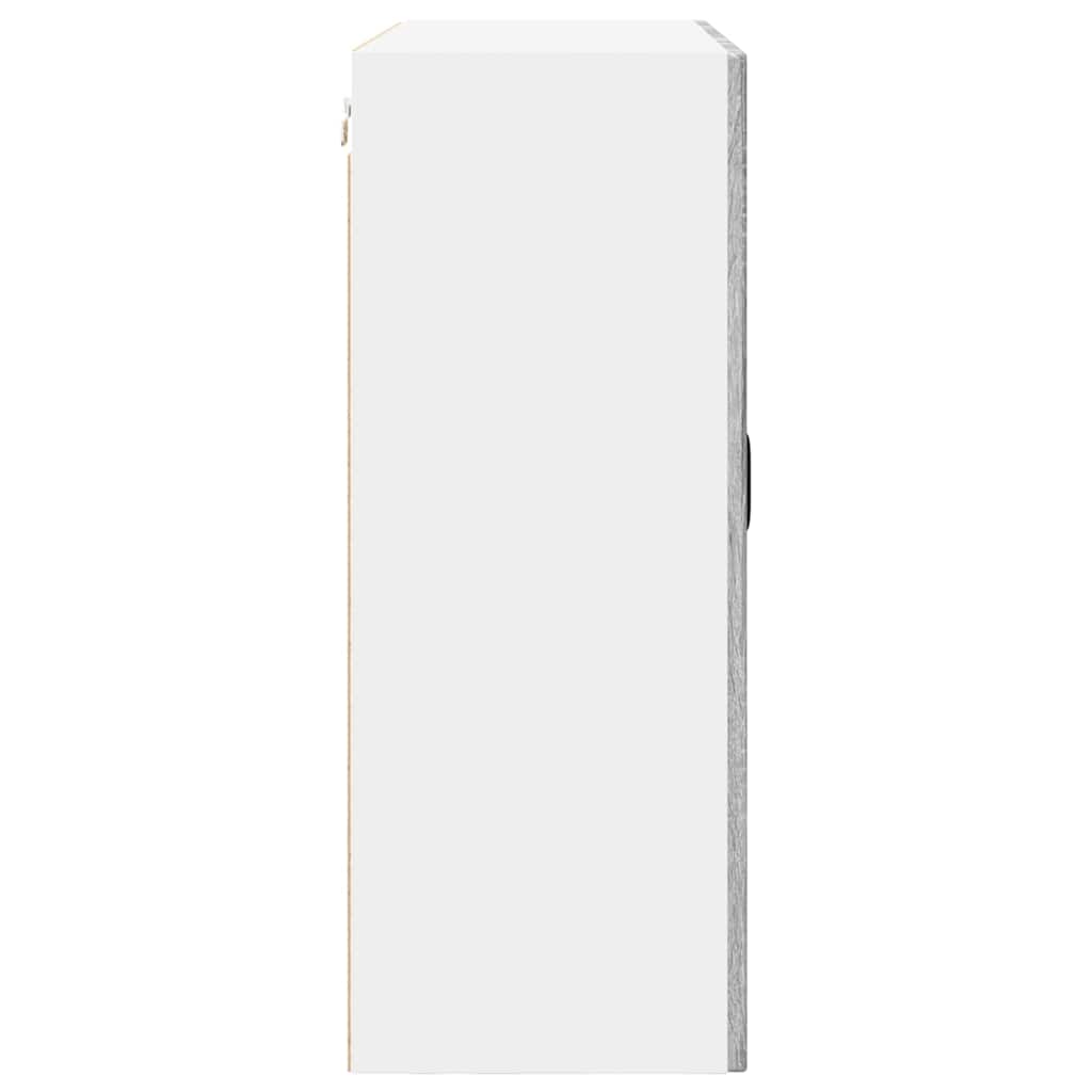 Kitchen Wall Cabinet with Shelf Grey Sonoma 80 x 31 x 80 cm