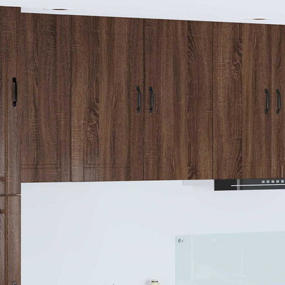 Kitchen Wall Cabinet Brown Oak 80 x 31 x 80 cm Engineered Wood