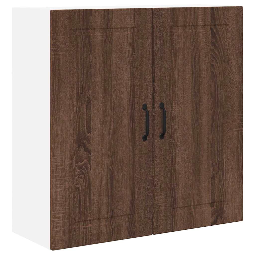 Kitchen Wall Cabinet Brown Oak 80 x 31 x 80 cm Engineered Wood