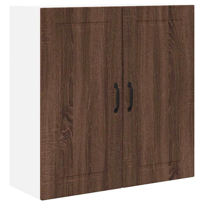 Kitchen Wall Cabinet Brown Oak 80 x 31 x 80 cm Engineered Wood