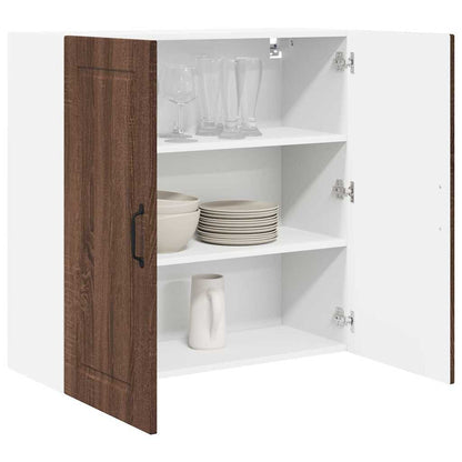 Kitchen Wall Cabinet Brown Oak 80 x 31 x 80 cm Engineered Wood