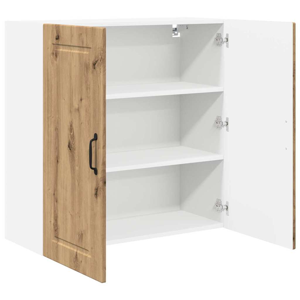 Kitchen Wall Cabinet with Shelf Artisan Oak 80 x 31 x 80 cm
