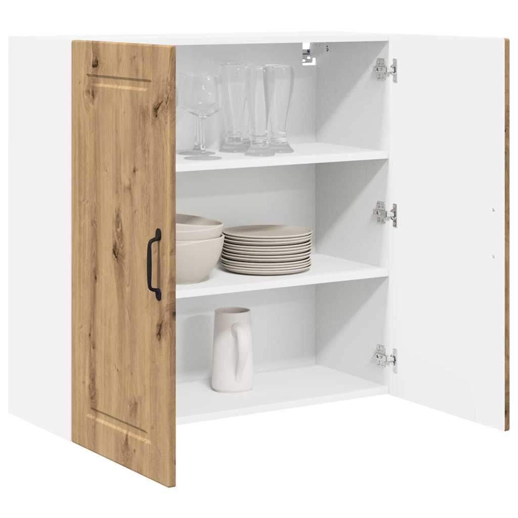 Kitchen Wall Cabinet with Shelf Artisan Oak 80 x 31 x 80 cm
