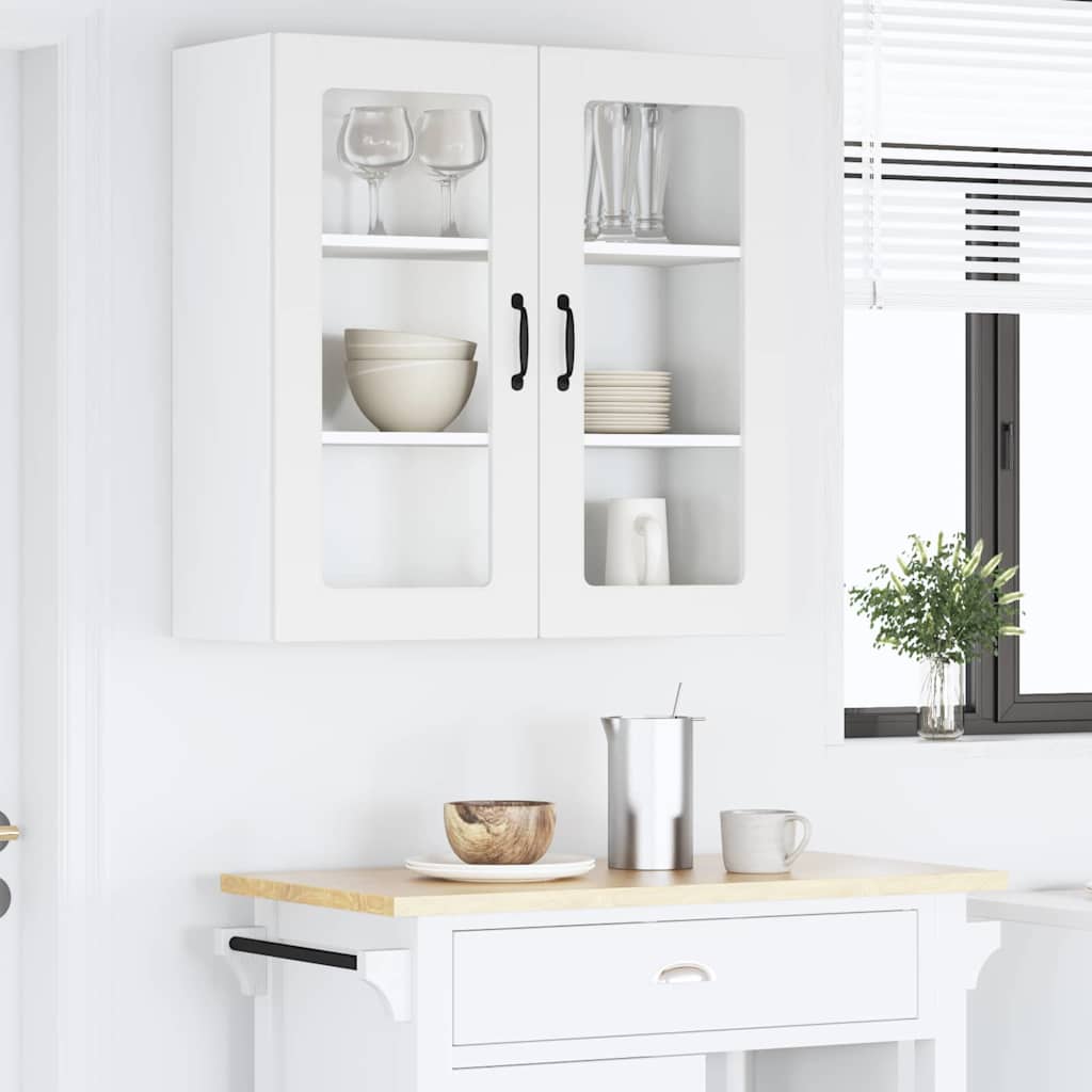 Kitchen Wall Cabinet White 80 x 31 x 80 cm Engineered Wood
