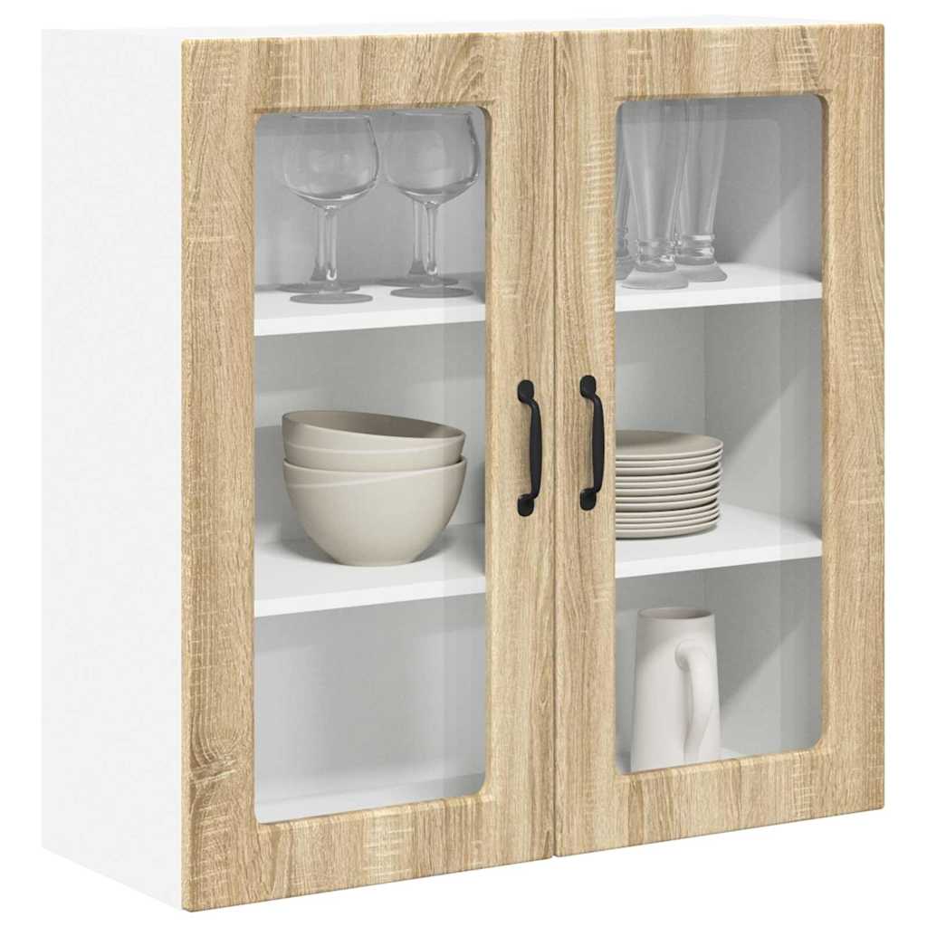 Kitchen Wall Cabinet Sonoma Oak 80 x 31 x 80 cm Engineered Wood