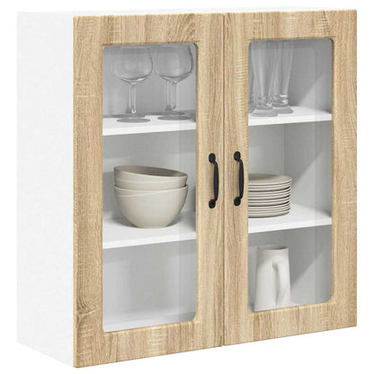 Kitchen Wall Cabinet Sonoma Oak 80 x 31 x 80 cm Engineered Wood