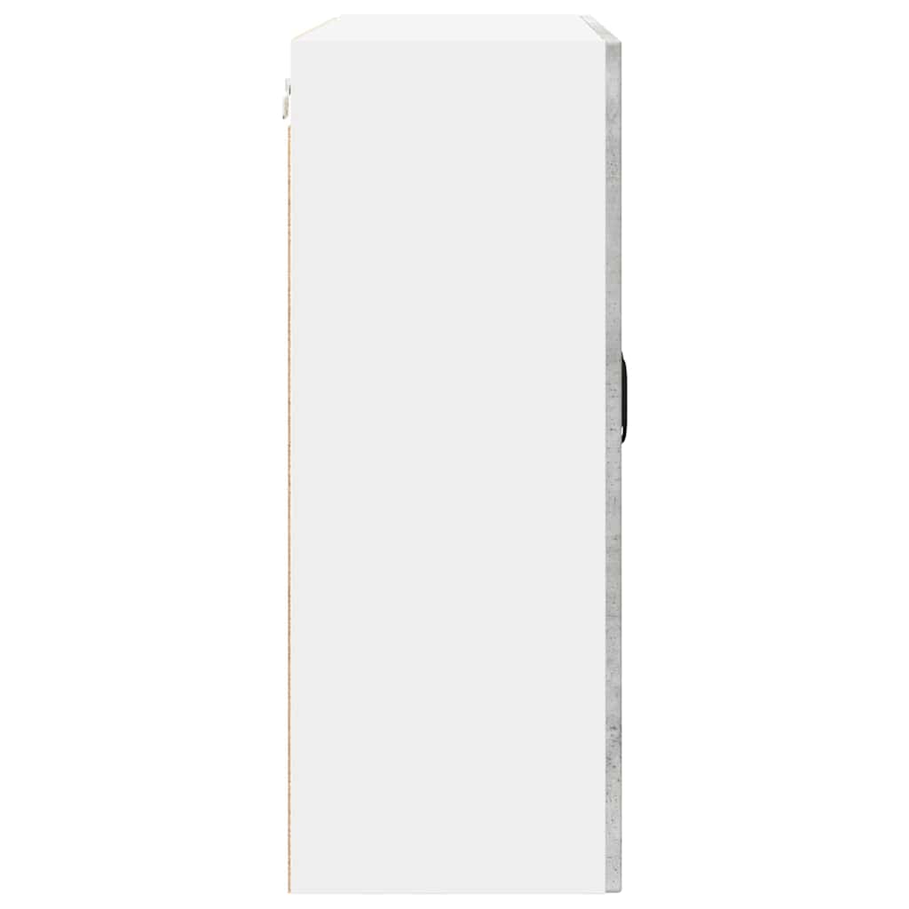 Kitchen Wall Cabinet with Shelf Concrete Grey 80 x 31 x 80 cm