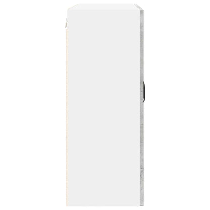 Kitchen Wall Cabinet with Shelf Concrete Grey 80 x 31 x 80 cm