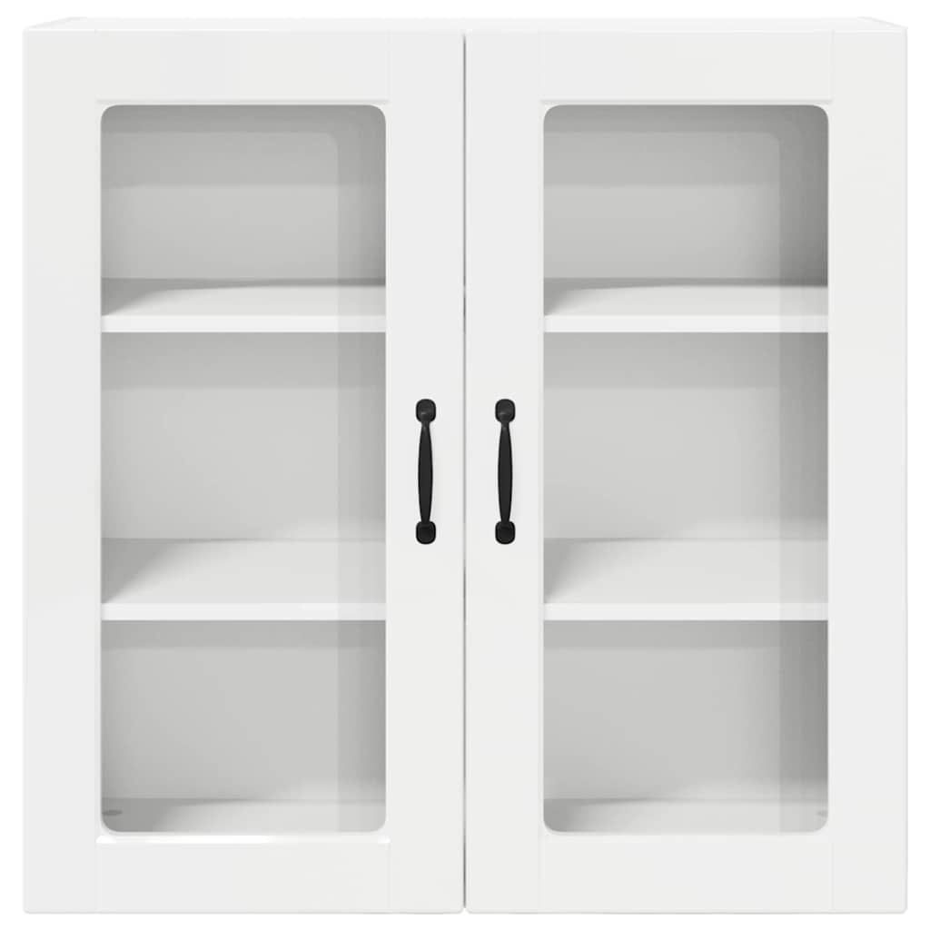 Kitchen Wall Cabinet with Door High Gloss White 80 x 31 x 80 cm