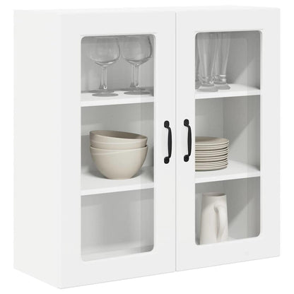 Kitchen Wall Cabinet with Door High Gloss White 80 x 31 x 80 cm