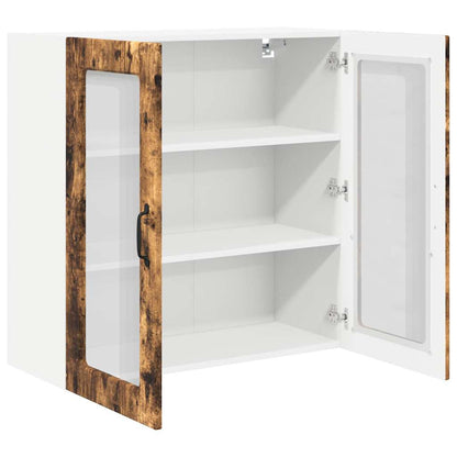 Kitchen Wall Cabinet Smoked Oak 80 x 31 x 80 cm Engineered Wood