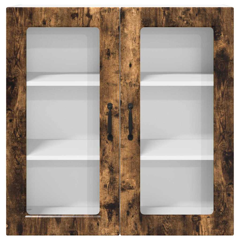 Kitchen Wall Cabinet Smoked Oak 80 x 31 x 80 cm Engineered Wood