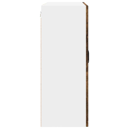 Kitchen Wall Cabinet Smoked Oak 80 x 31 x 80 cm Engineered Wood