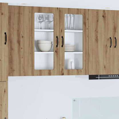 Kitchen Wall Cabinet with Shelf Artisan Oak 80 x 31 x 80 cm