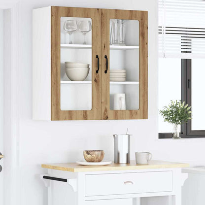 Kitchen Wall Cabinet with Shelf Artisan Oak 80 x 31 x 80 cm
