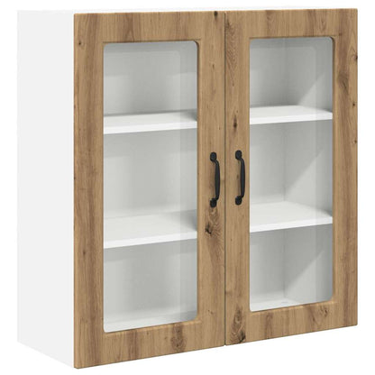 Kitchen Wall Cabinet with Shelf Artisan Oak 80 x 31 x 80 cm