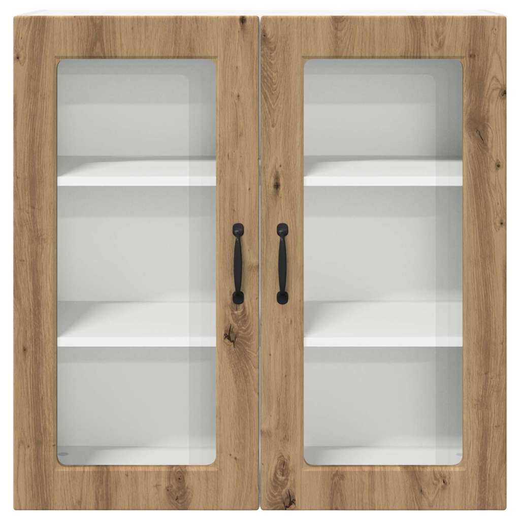 Kitchen Wall Cabinet with Shelf Artisan Oak 80 x 31 x 80 cm