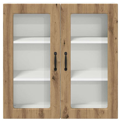 Kitchen Wall Cabinet with Shelf Artisan Oak 80 x 31 x 80 cm