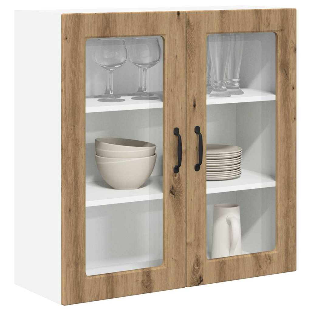 Kitchen Wall Cabinet with Shelf Artisan Oak 80 x 31 x 80 cm