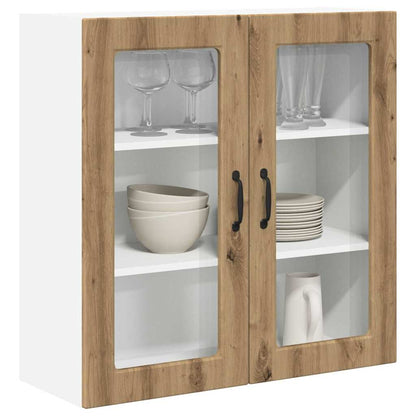 Kitchen Wall Cabinet with Shelf Artisan Oak 80 x 31 x 80 cm