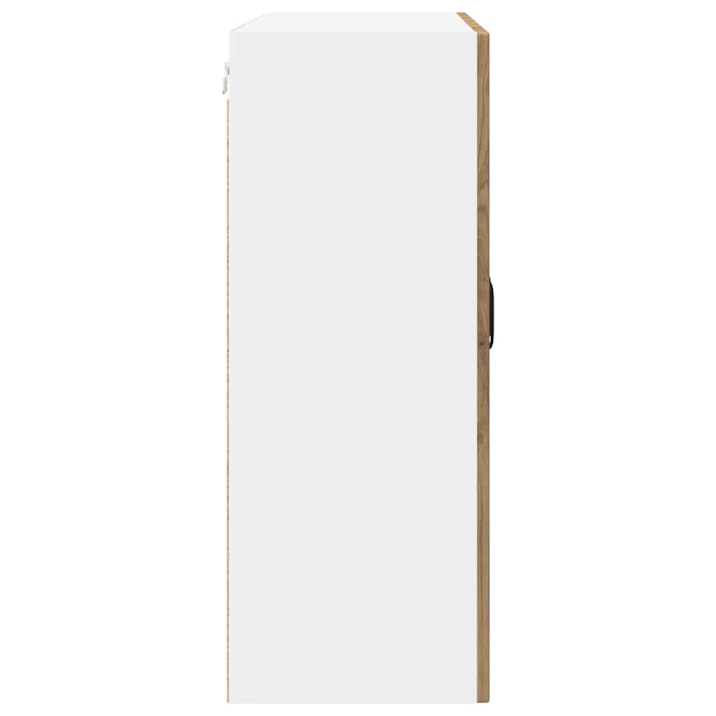 Kitchen Wall Cabinet with Shelf Artisan Oak 80 x 31 x 80 cm