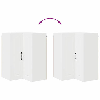 Kitchen Wall Cabinet White 57 x 57 x 80 cm Engineered Wood