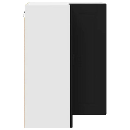 Kitchen Wall Cabinet Black 57 x 57 x 80 cm Engineered Wood