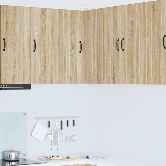 Kitchen Wall Cabinet Sonoma Oak 57 x 57 x 80 cm Engineered Wood