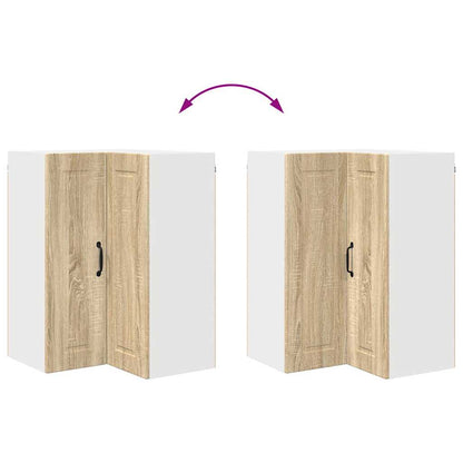 Kitchen Wall Cabinet Sonoma Oak 57 x 57 x 80 cm Engineered Wood