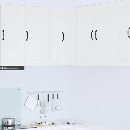 Kitchen Wall Cabinet with Door High Gloss White 57 x 57 x 80 cm